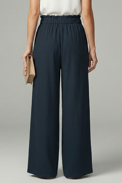 Adeodata | Desk-to-Dinner Flowing Wide-Leg Comfort Trousers