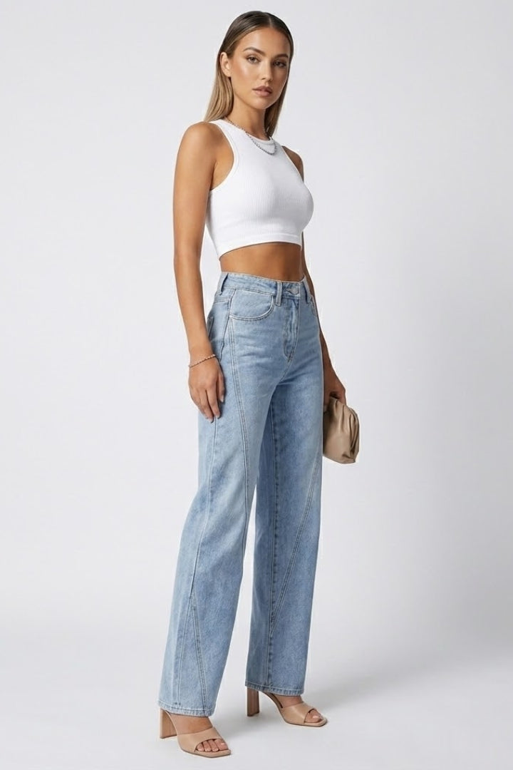 Bellamy | All-Day High-Waist Straight-Leg Comfort Jeans