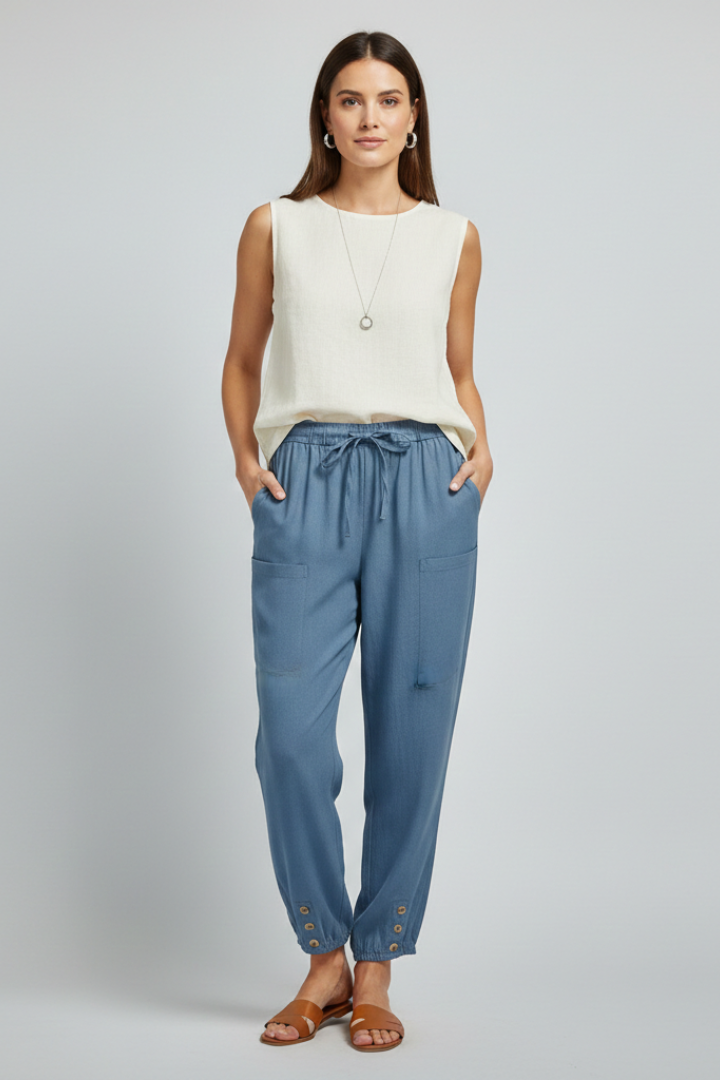 Talullah | Warm-Weather Summer Drawstring Comfort Pants