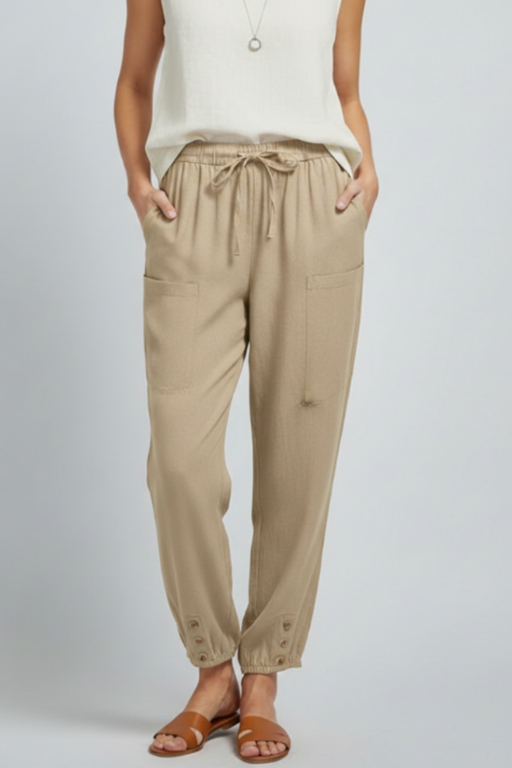 Talullah | Warm-Weather Summer Drawstring Comfort Pants