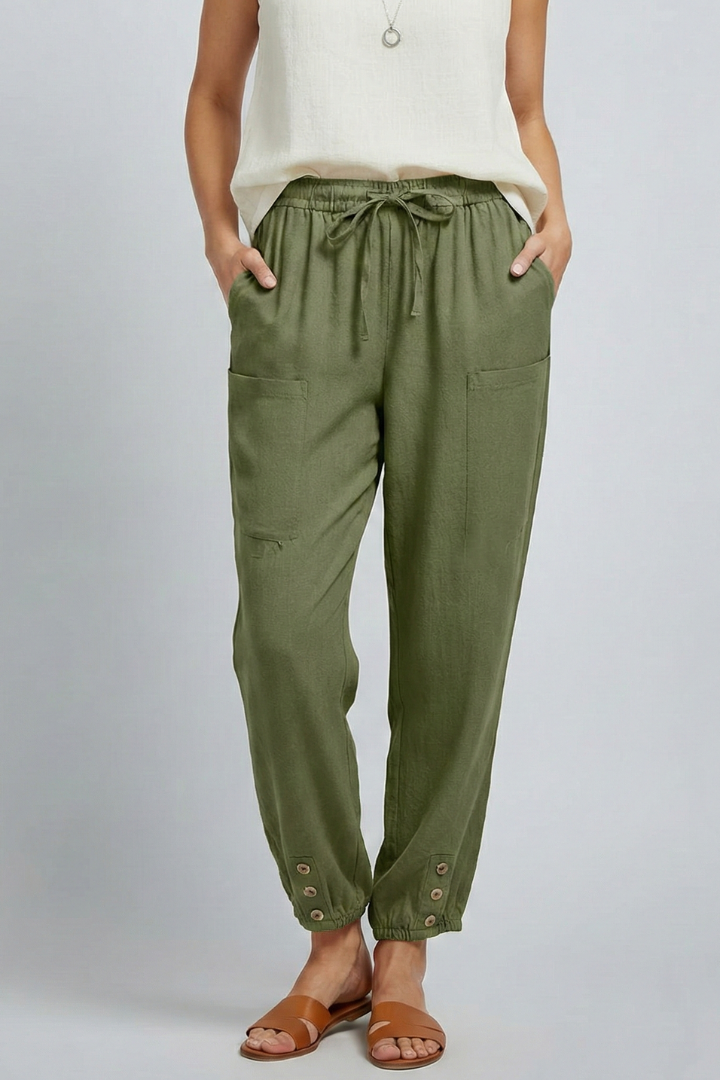 Talullah | Warm-Weather Summer Drawstring Comfort Pants