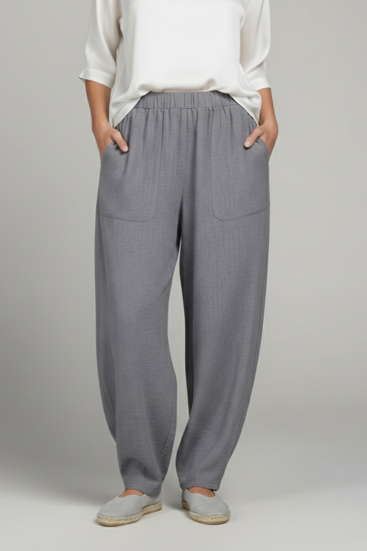 Alba | Everyday Elastic-Waist Summer Comfort Trousers