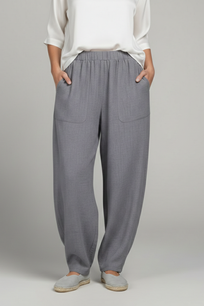 Alba | Everyday Elastic-Waist Summer Comfort Trousers