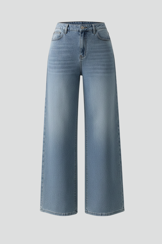 Tenderosa | Warm-Weather Wide-Leg High-Waist Comfort Jeans