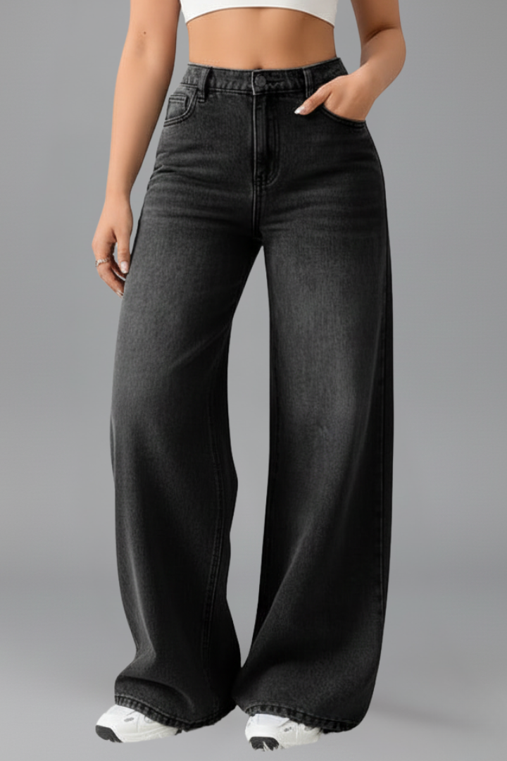 Tenderosa | Warm-Weather Wide-Leg High-Waist Comfort Jeans