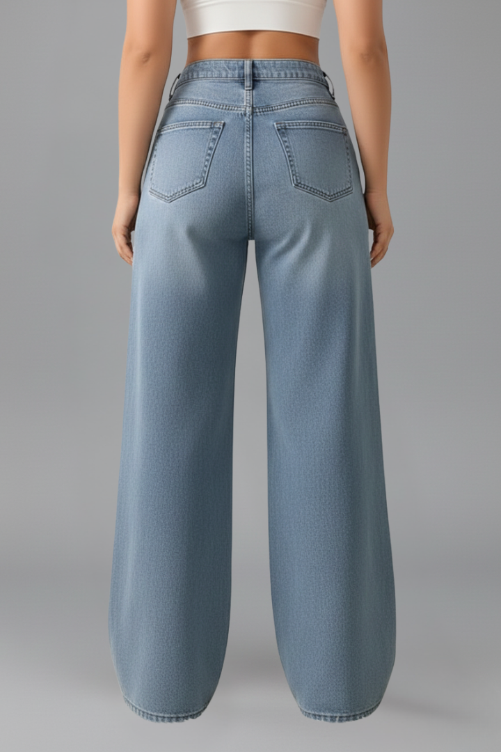 Tenderosa | Warm-Weather Wide-Leg High-Waist Comfort Jeans