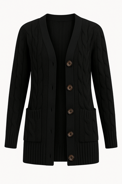Angwen | Everyday Cable Knit Warmth Cardigan
