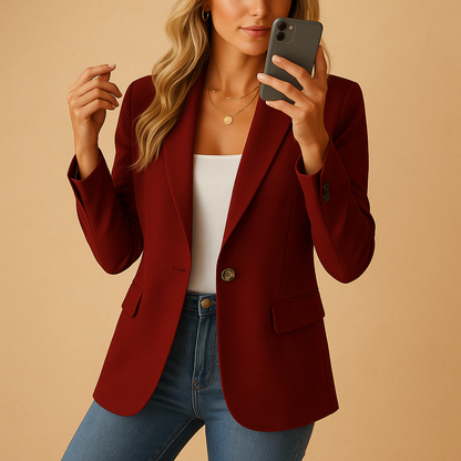 Alexandra | Cold-Weather Tailored Structured Warmth Blazer