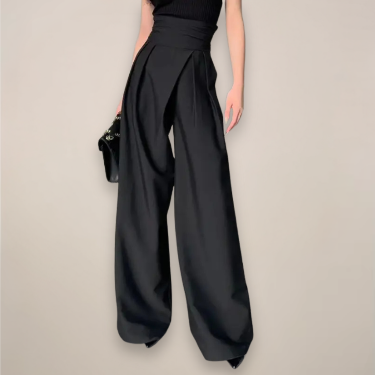 Raquel | Everyday Tailored Wide-Leg Comfort Pants