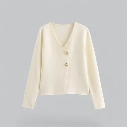 Tarquinietta | Weekend V-Neck Minimalist Warmth Cardigan