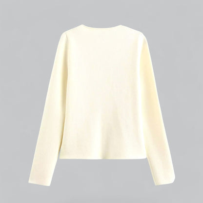 Tarquinietta | Weekend V-Neck Minimalist Warmth Cardigan