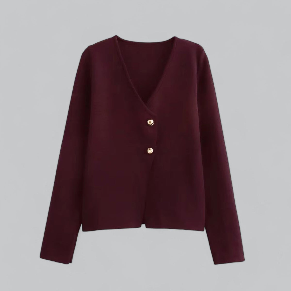 Tarquinietta | Weekend V-Neck Minimalist Warmth Cardigan