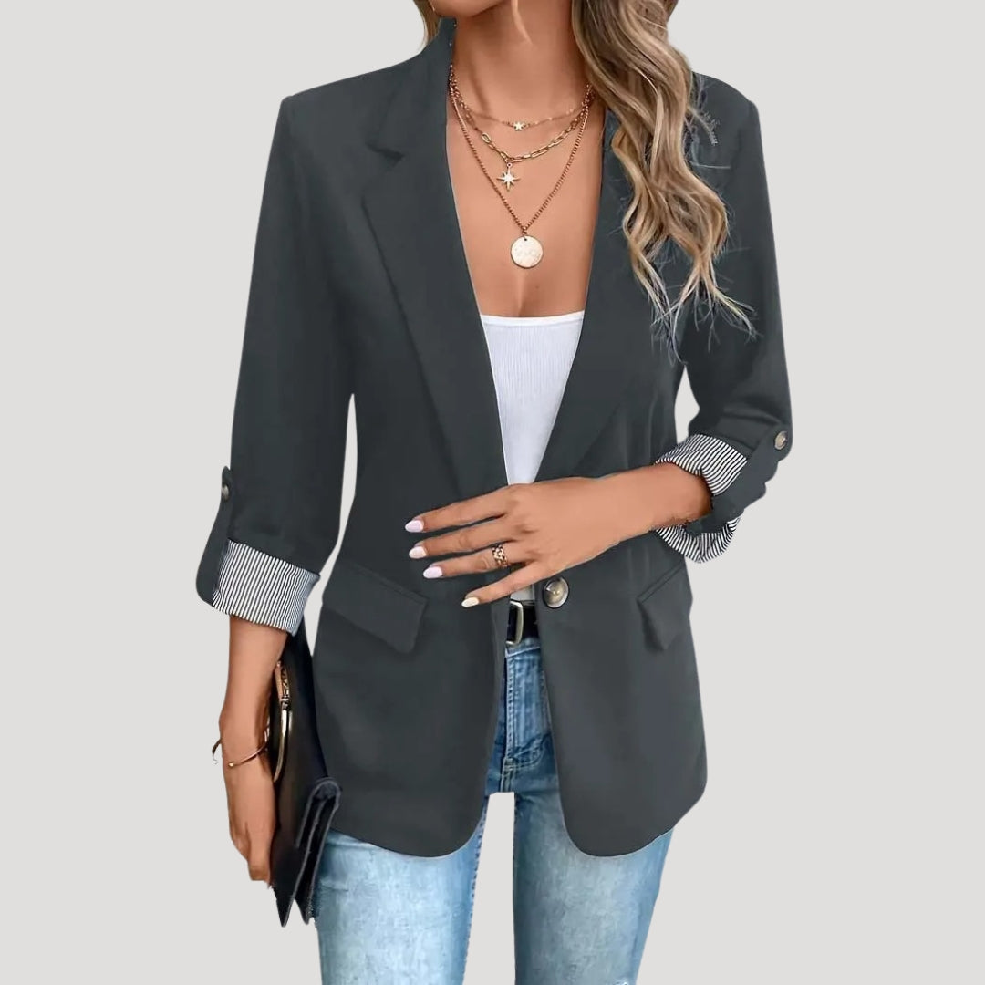 Valerie | Everyday Tailored Single-Breasted Warmth Blazer