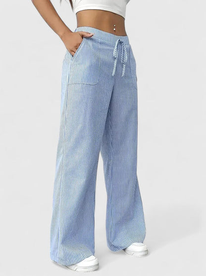 Pia | Everyday Breathable Wide-Leg Ease Pants