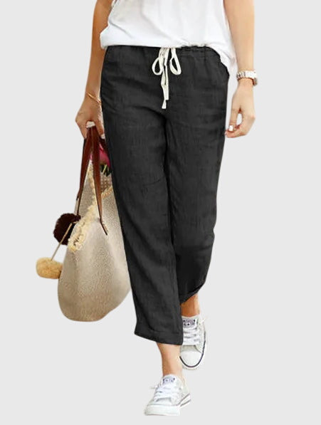 Agatina | All-Day Summer Elastic-Waist Movement Pants