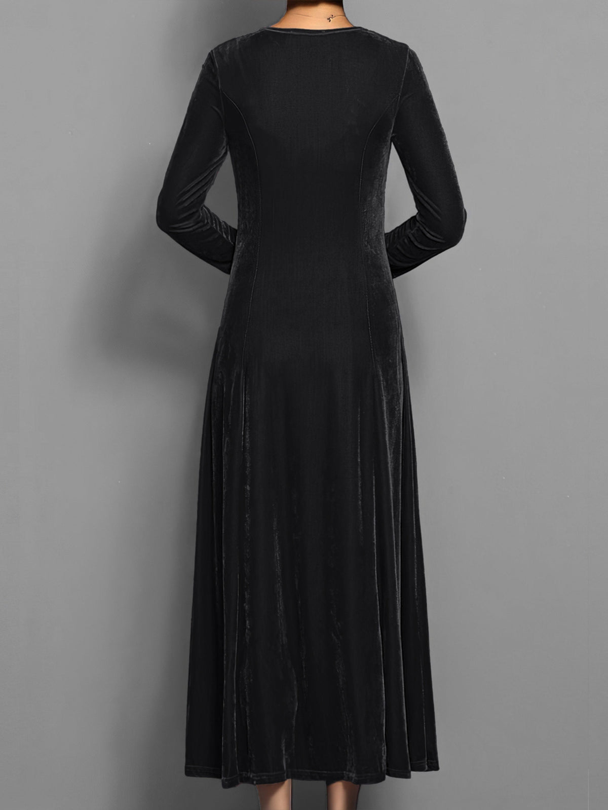 Jolanda | Brunch Velvet A-Line Flair Dress