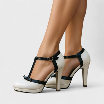 Ledana | Office Summer T-Strap Poise Heel