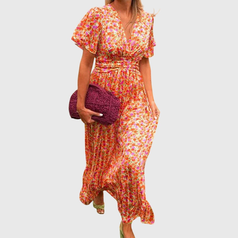 Ochwia | Brunch Breathable Maxi Drape Dress