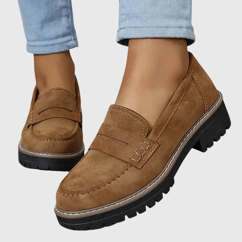 Bellina | Travel-Ready Suede Support Loafer