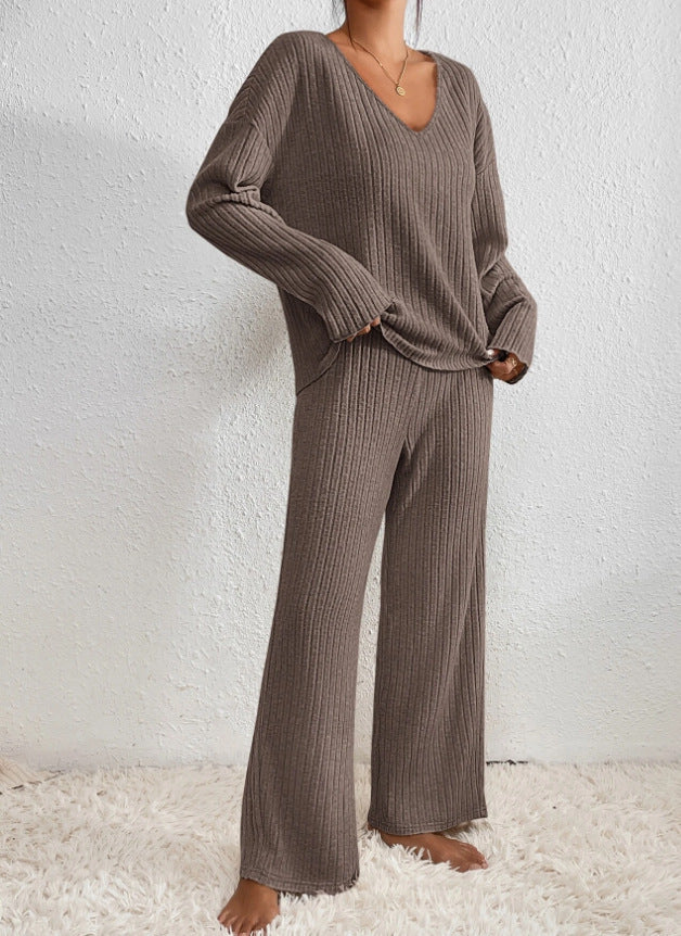 Nikolina | Weekend Knit V-Neck Comfort Set