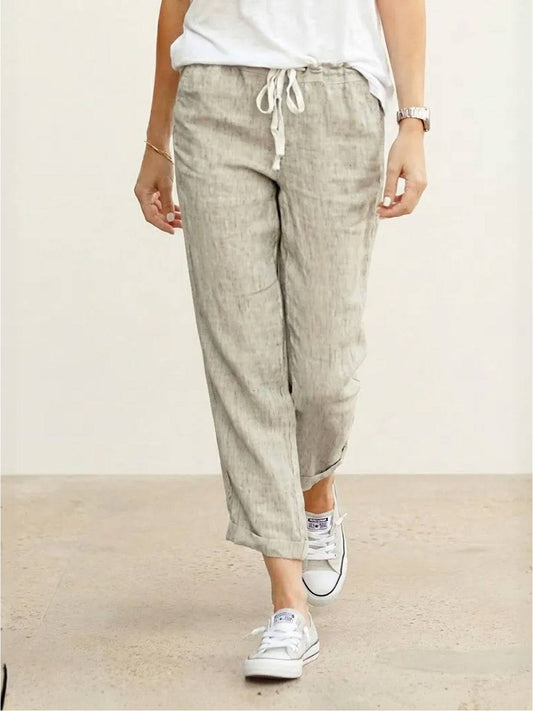Anisetta | All-Day Slim-Fit Summer Versatility Pants