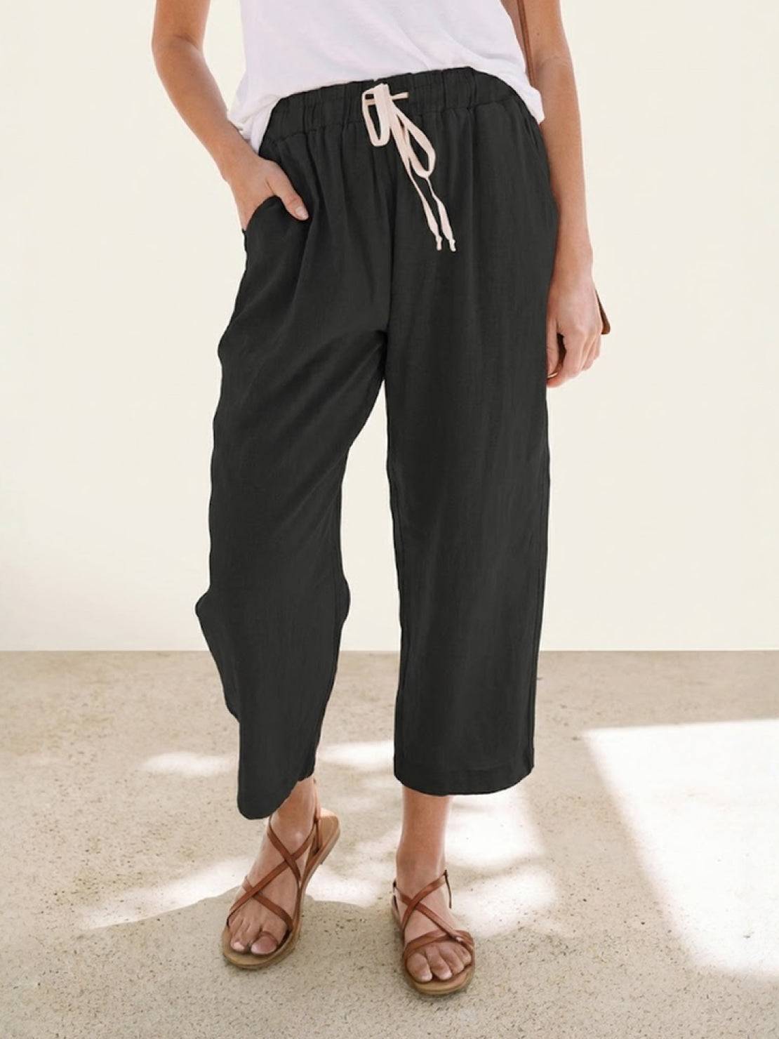 Anisetta | All-Day Slim-Fit Summer Versatility Pants