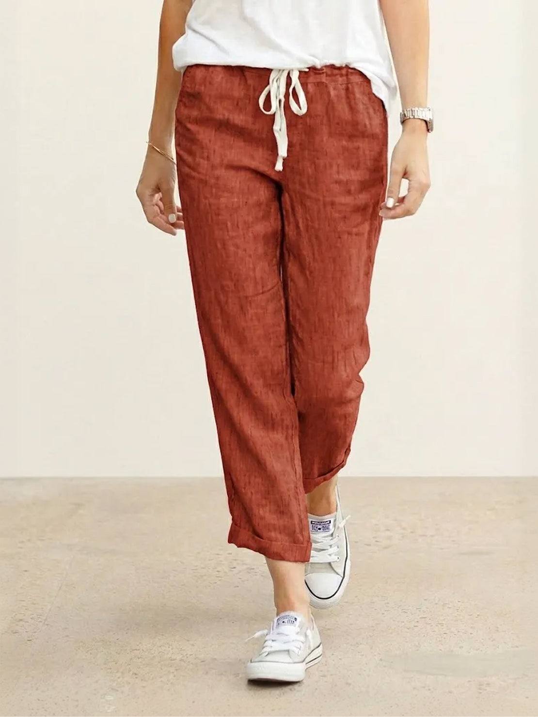 Anisetta | All-Day Slim-Fit Summer Versatility Pants
