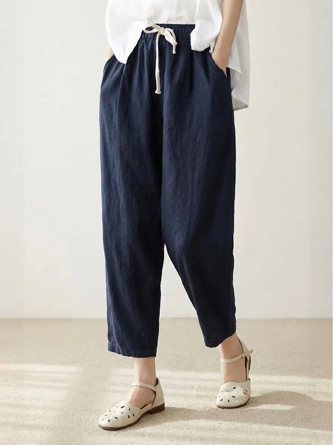 Anisetta | All-Day Slim-Fit Summer Versatility Pants