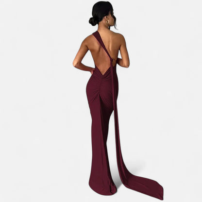 Immacolina | Occasion-Ready Maxi One-Shoulder Shape Dress