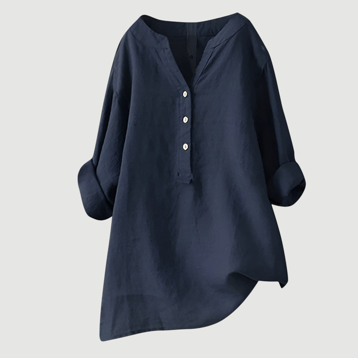 Alma | Date-Night Oversized V-Neck Fit Blouse