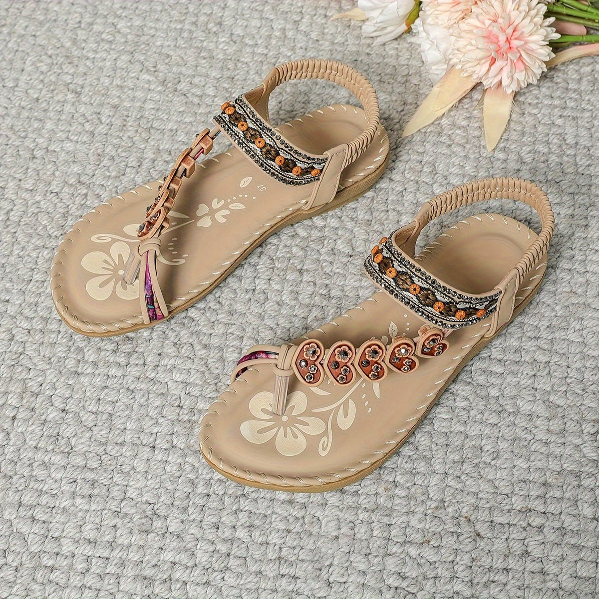 Ernestina | Everyday Summer Floral Comfort Flat