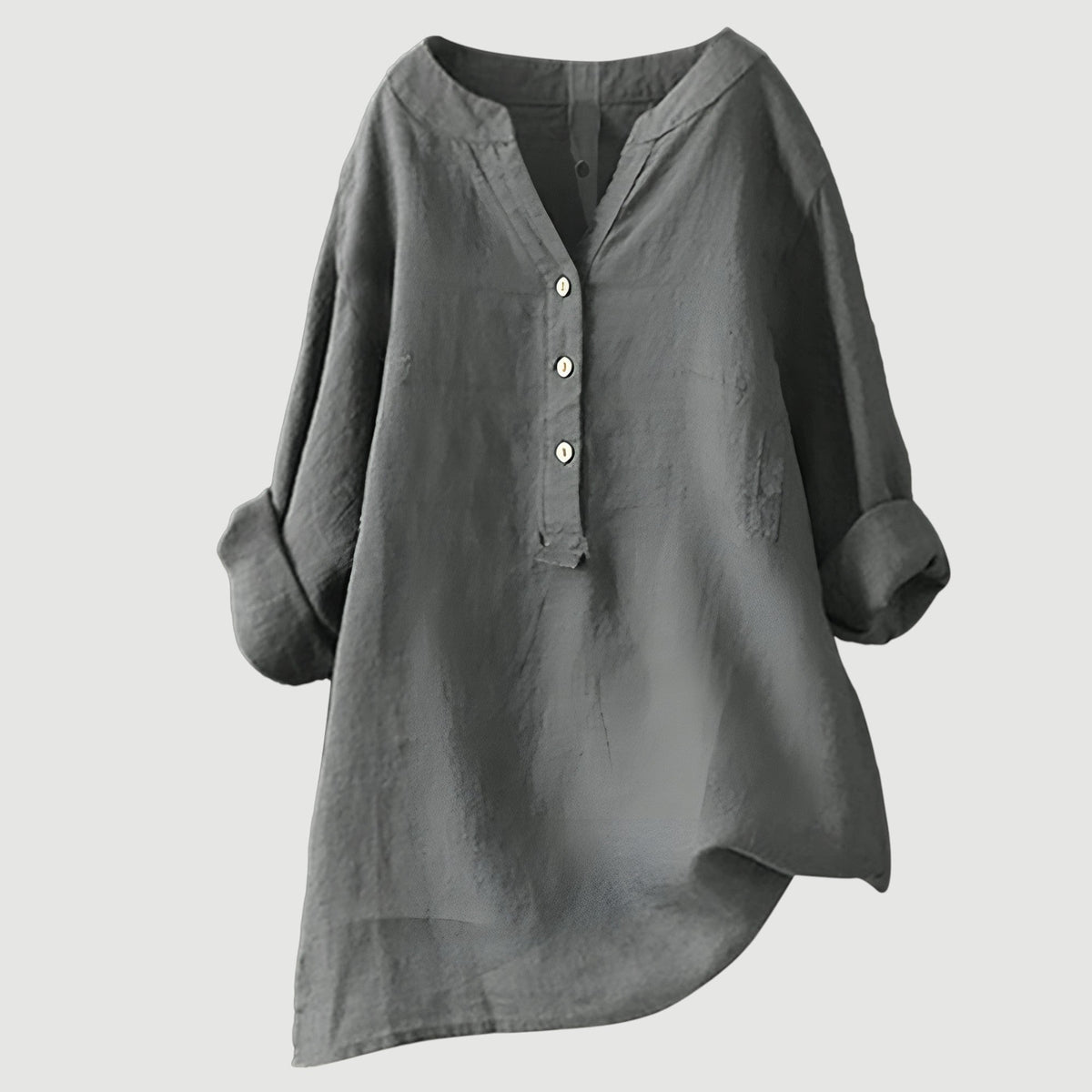 Alma | Date-Night Oversized V-Neck Fit Blouse