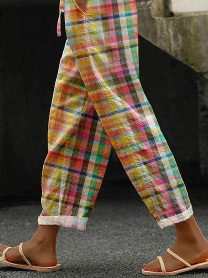 Valerie | Timeless Checkered Pants