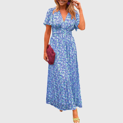 Ochwia | Brunch Breathable Maxi Drape Dress