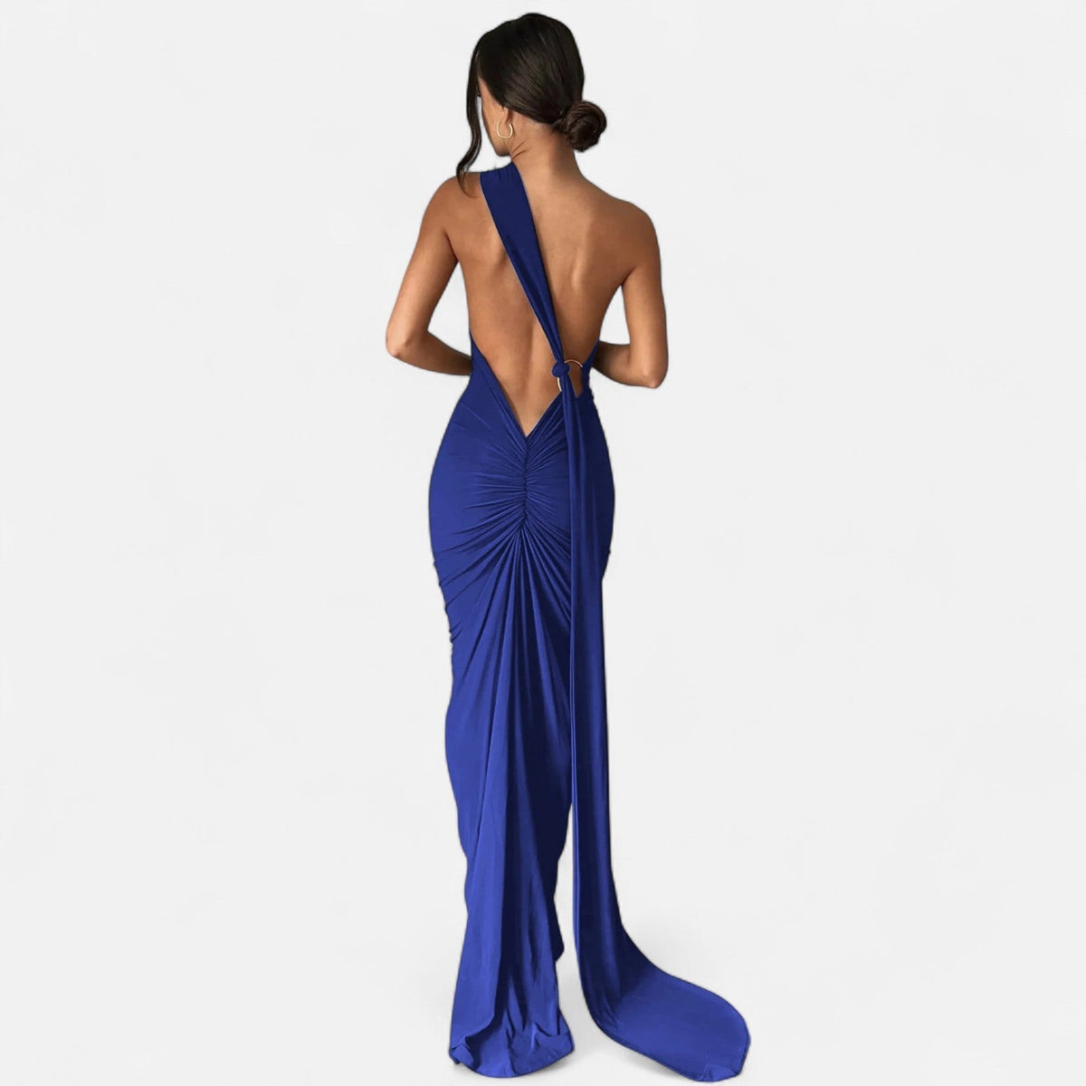 Immacolina | Occasion-Ready Maxi One-Shoulder Shape Dress