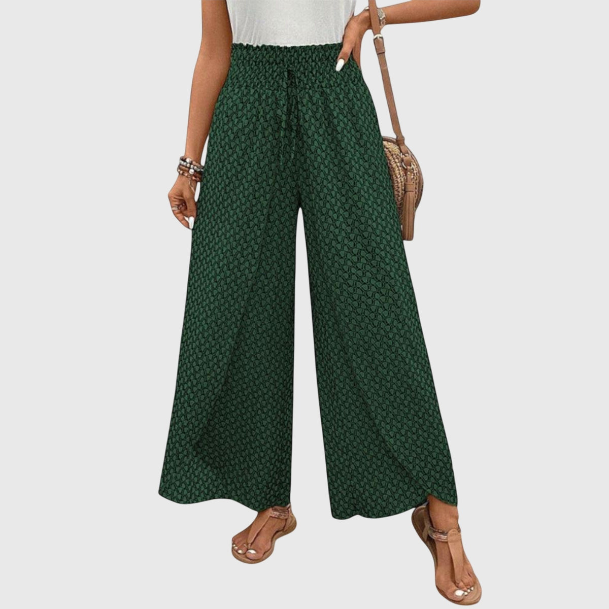 Onorina | Desk-to-Dinner High-Waist Palazzo Silhouette Pants