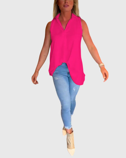 Anisia | Airy Lightweight Sleeveless Style Top