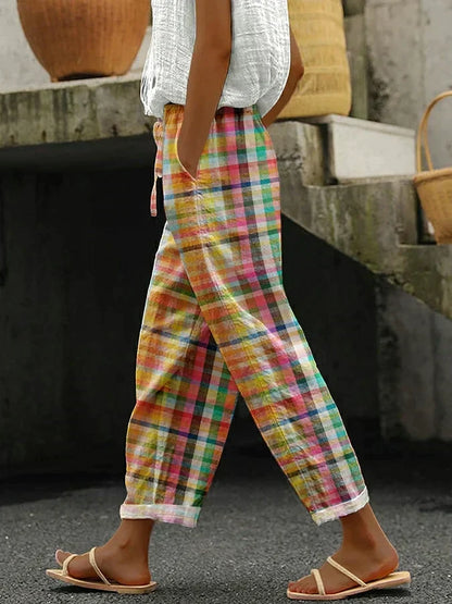 Valerie | Timeless Checkered Pants