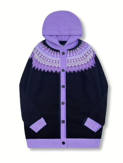Asiva | Layering Hooded Wear Cardigan
