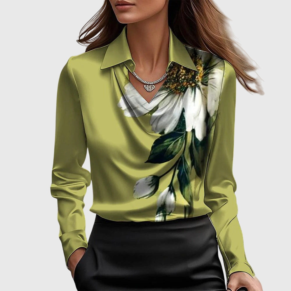 Bianca | Effortless Pleated Lightweight Fit Blouse