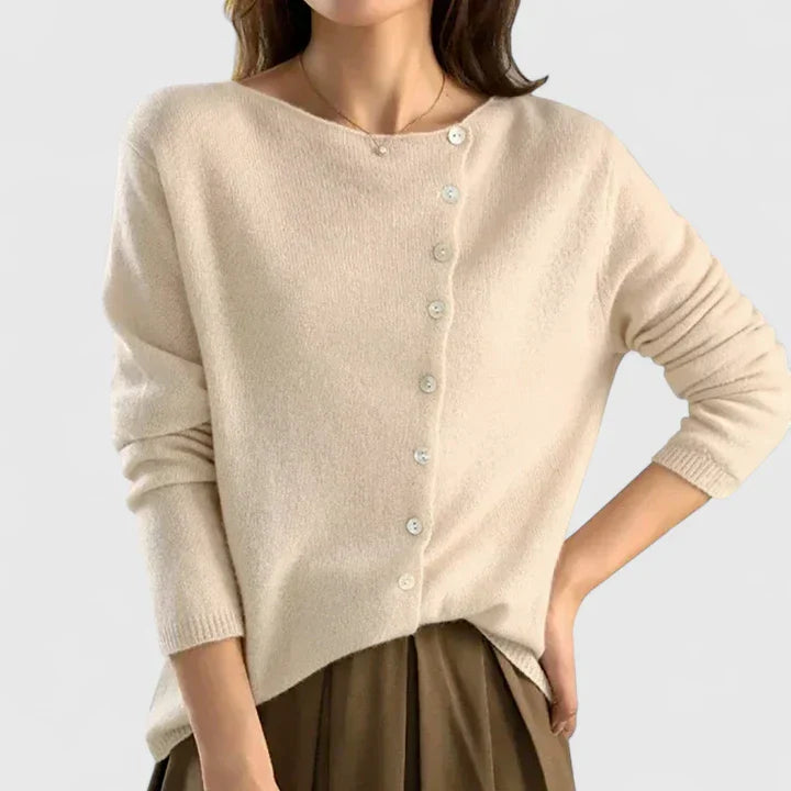 Fina | Transitional Button-Down Knit Softness Cardigan