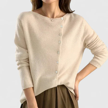 Fina | Transitional Button-Down Knit Softness Cardigan