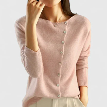 Fina | Transitional Button-Down Knit Softness Cardigan