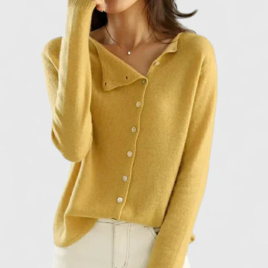 Fina | Transitional Button-Down Knit Softness Cardigan