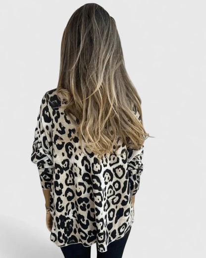 Angelita | Office-Ready Leopard Print Style Top