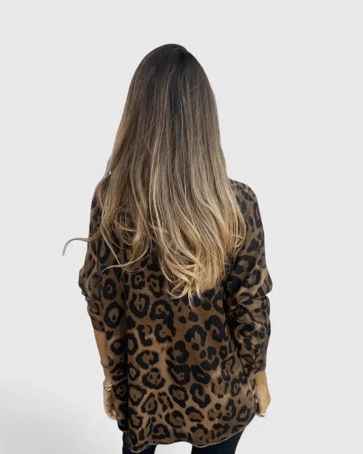 Angelita | Office-Ready Leopard Print Style Top