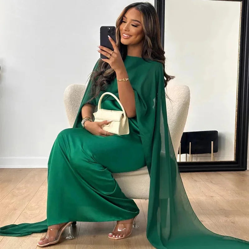 Ludmilla | Everyday Cape Maxi Style Dress