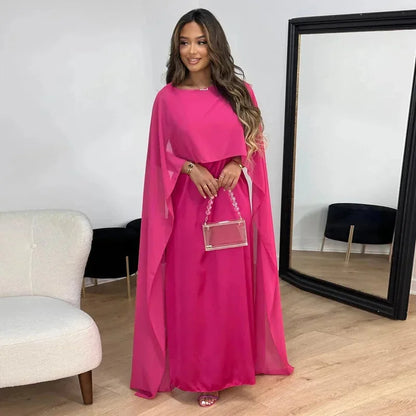 Ludmilla | Everyday Cape Maxi Style Dress
