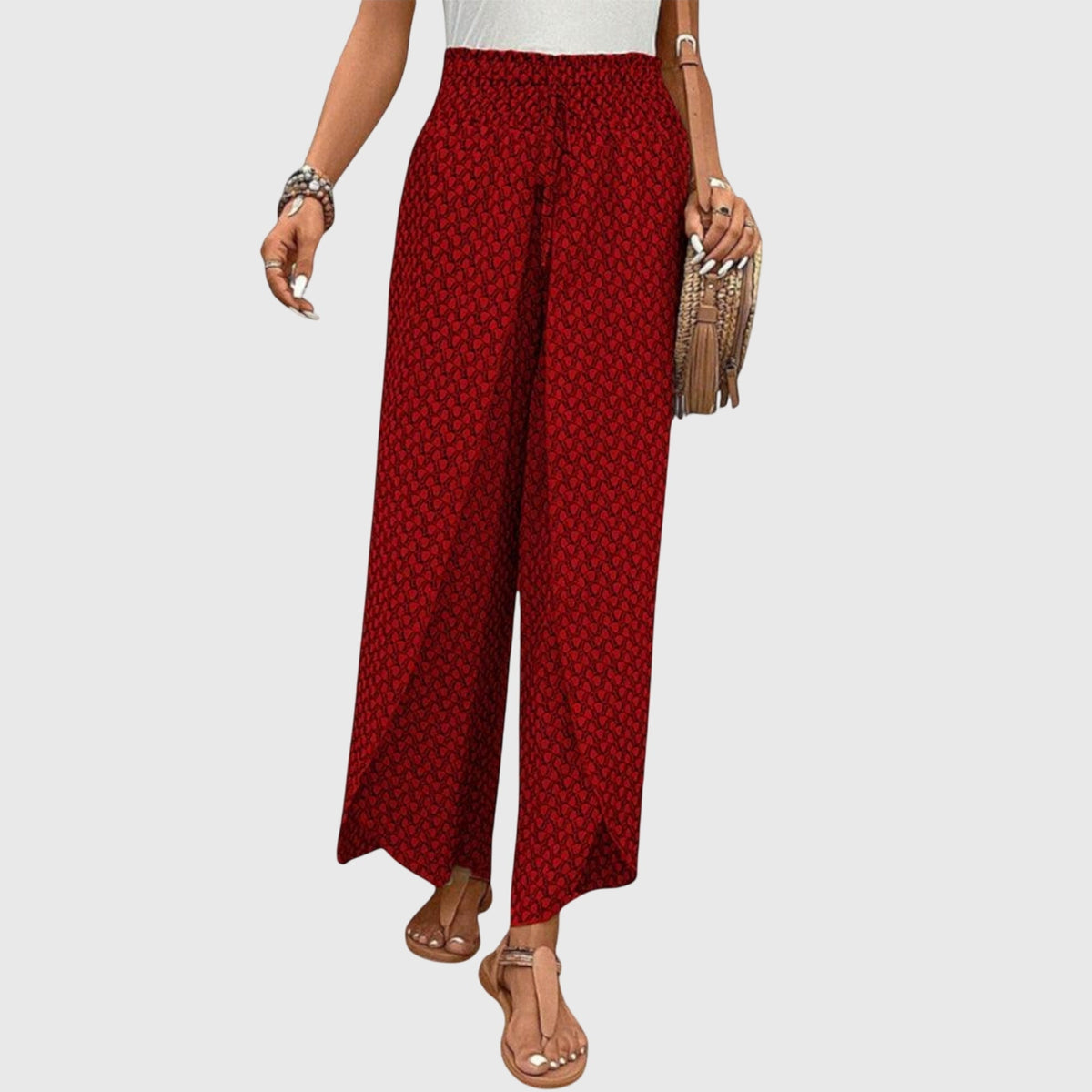 Onorina | Desk-to-Dinner High-Waist Palazzo Silhouette Pants