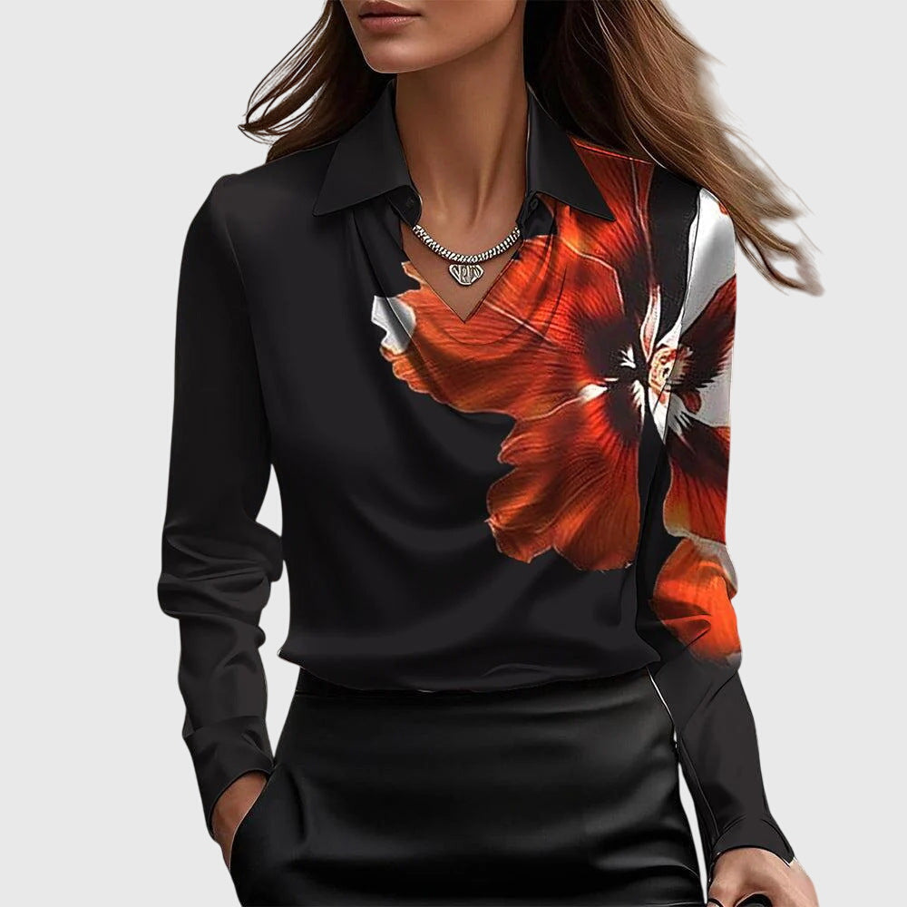 Bianca | Effortless Pleated Lightweight Fit Blouse